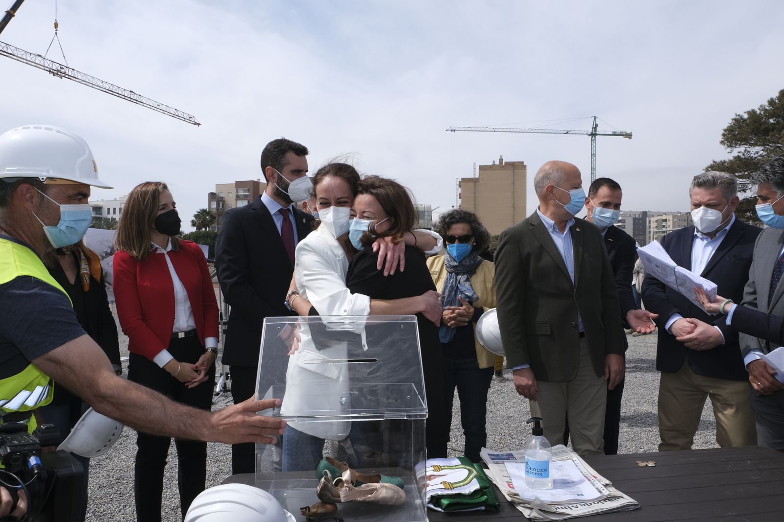 Fotogalería colocación primera piedra Conservatorio Profesional de Danza 'Kina Jiménez' de Almería