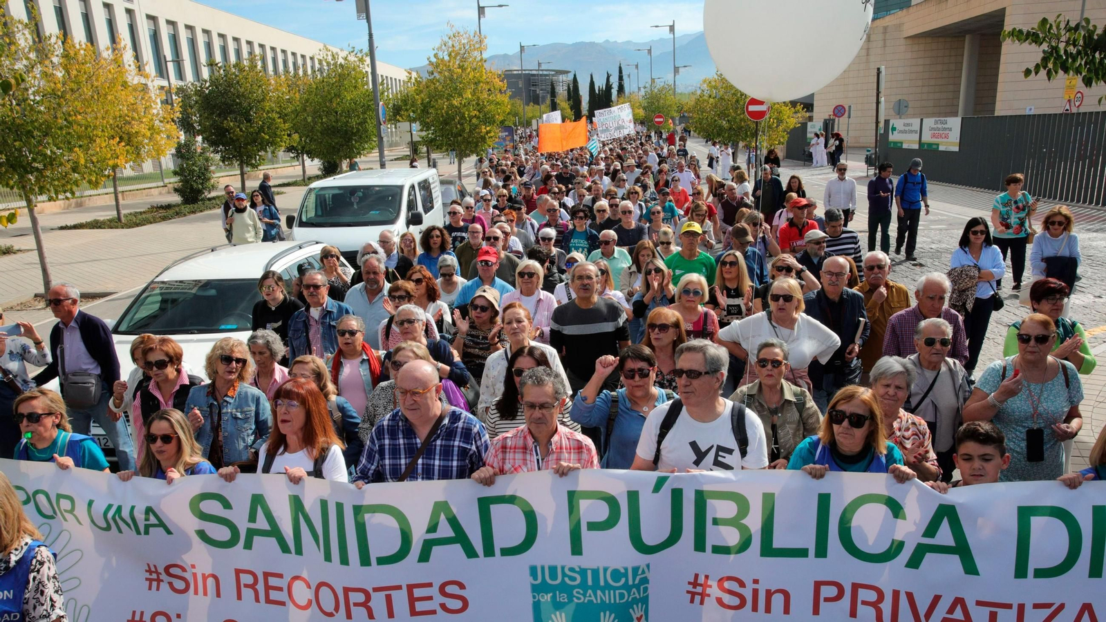 Manifestación por la sanidad pública en Granada | Imagen de archivo