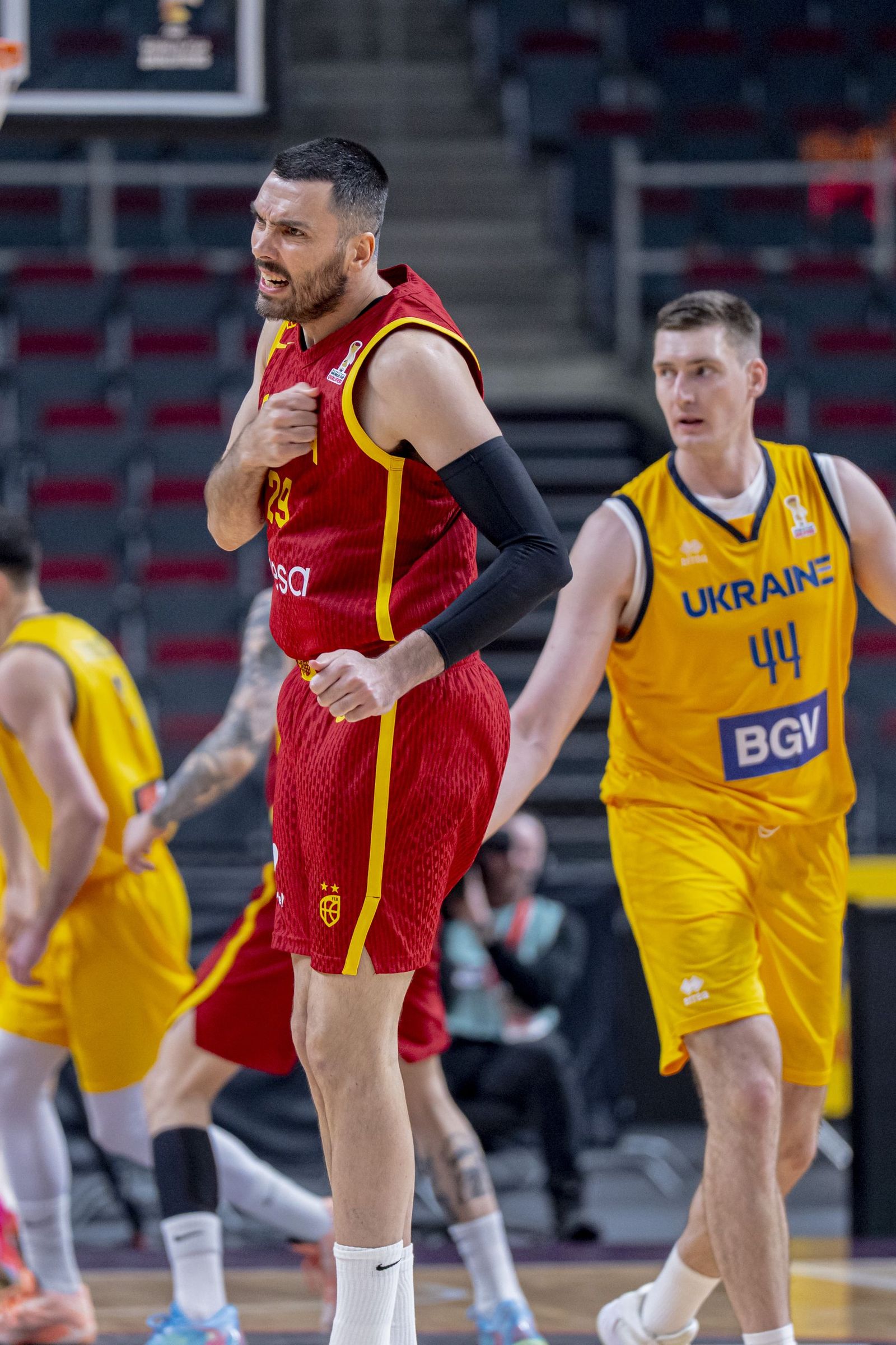 Las mejores fotos del Ucrania-España de baloncesto