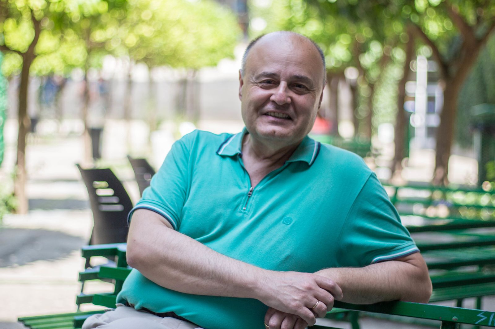 Francisco Rodríguez Valls, durante la entrevista.