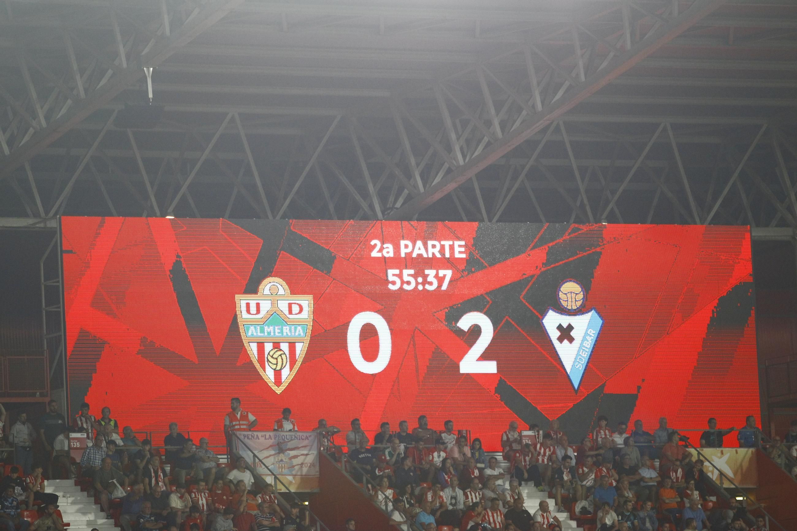 Las imágenes del partido de fútbol U.D. Almería-S.D. Eibar