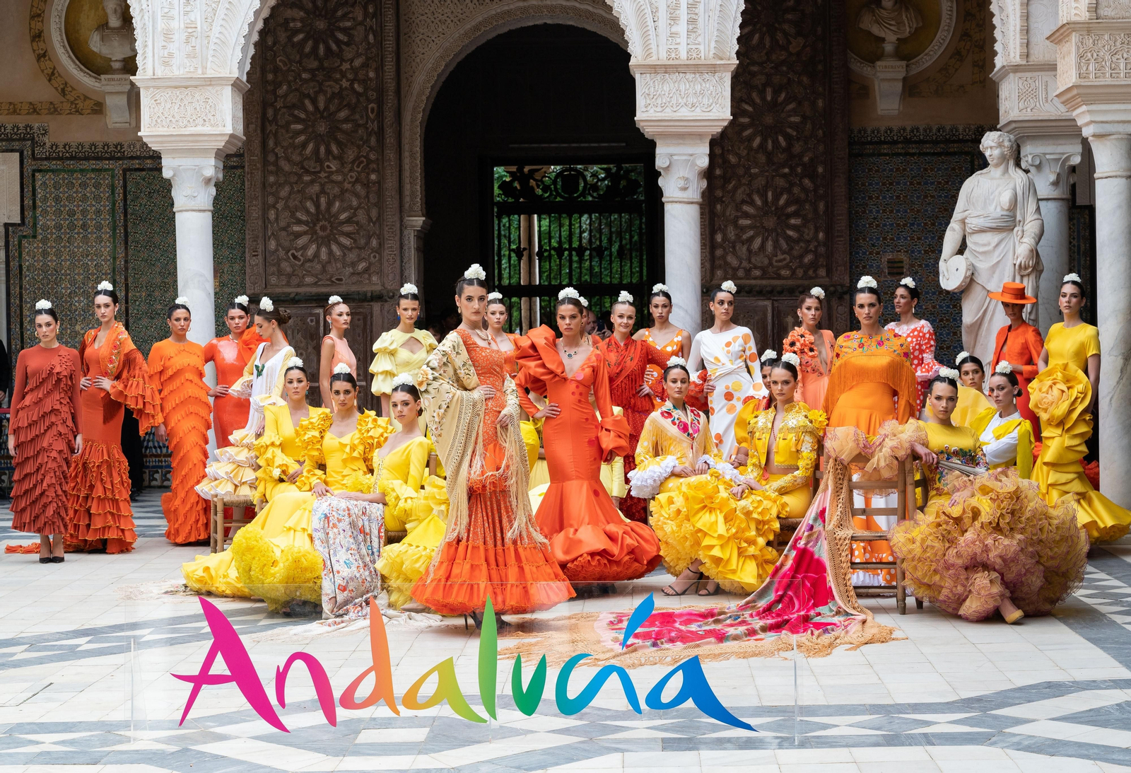 Presentación del proyecto Andalucía, destino de moda en la Casa Pilatos.