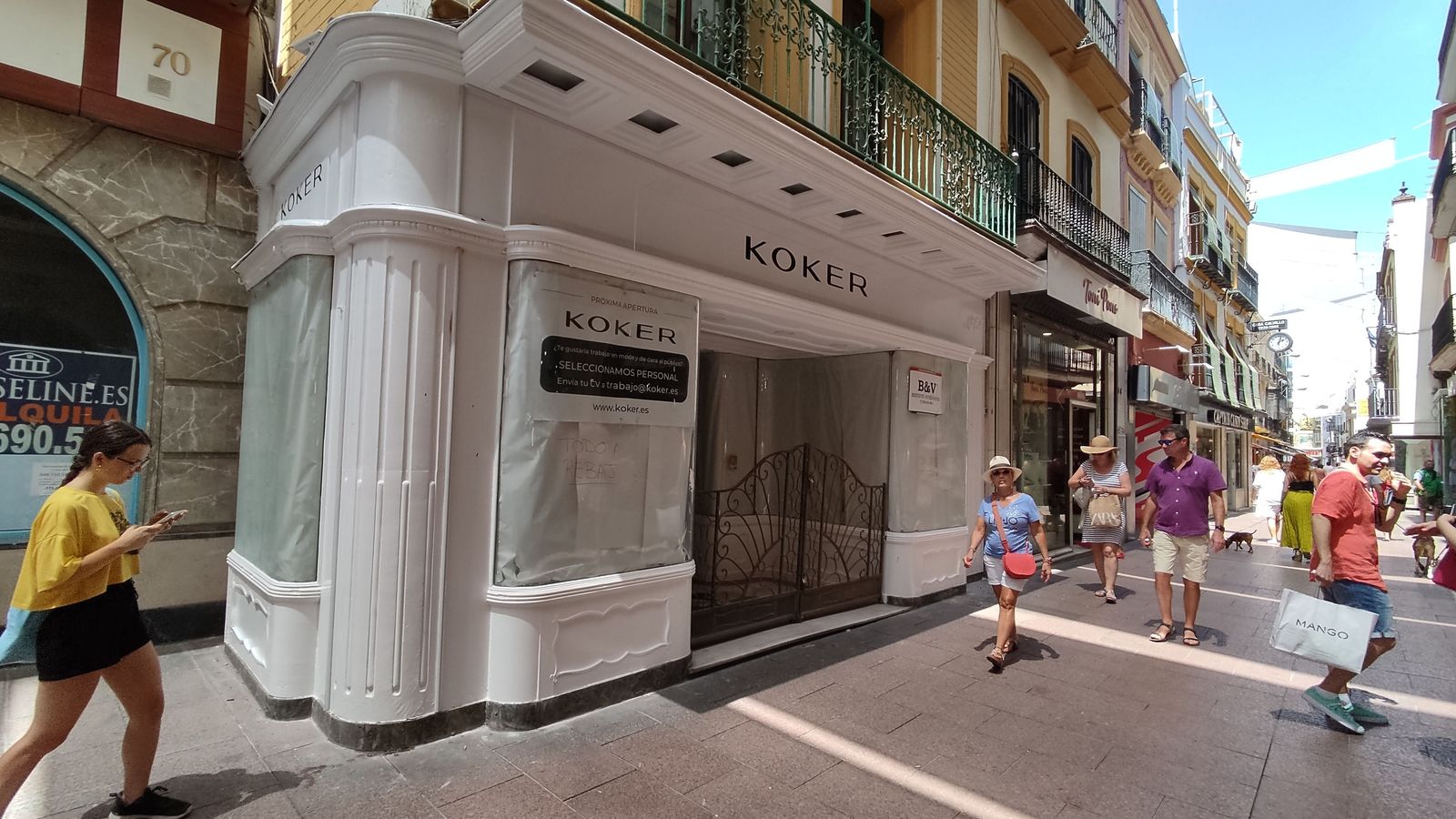 El local de Siepres 68 con sus valores patrimoniales alterados.