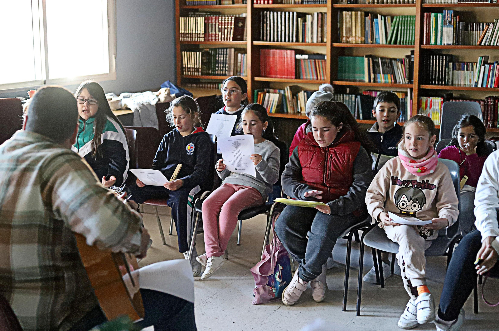 Imágenes del aula de Carnaval del Colegio de la Hispanidad