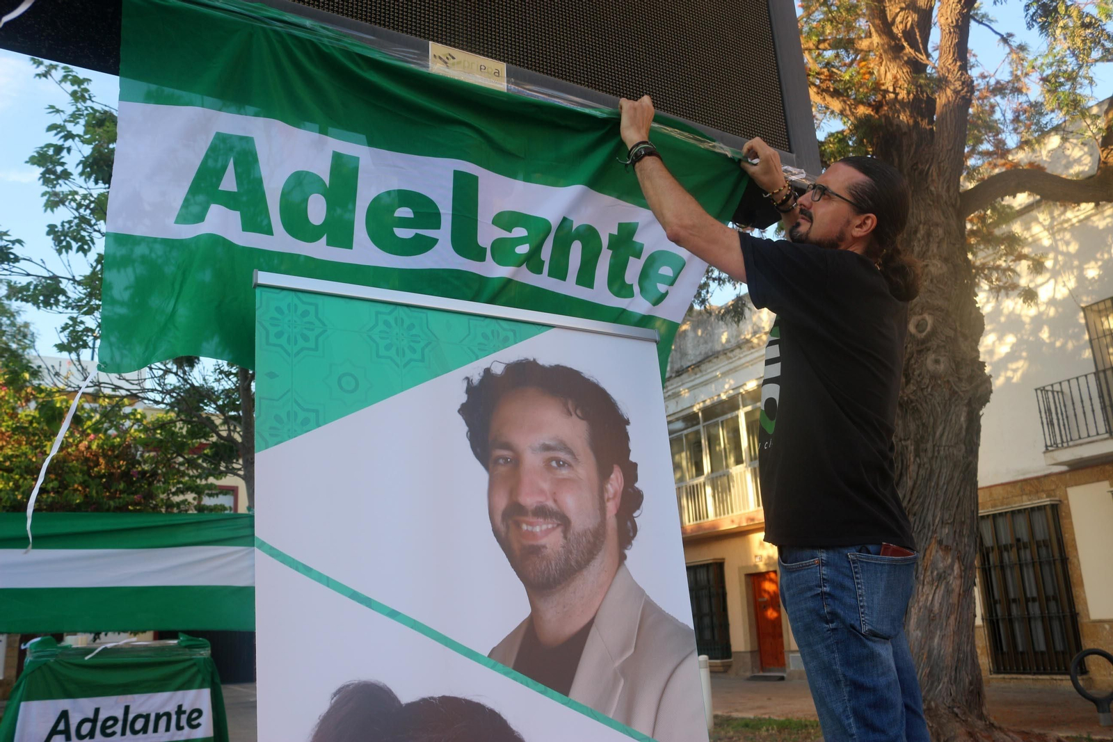 Las imágenes del comienzo de la campaña electoral en Puerto Real