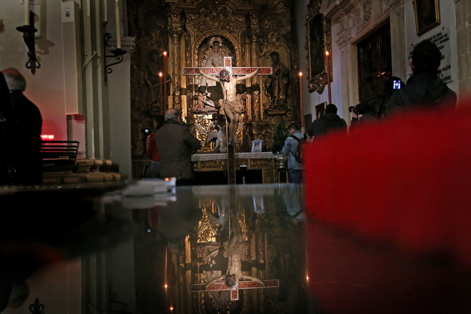 Santísimo Cristo de la Salud en el santuario diocesano de San Lucas.