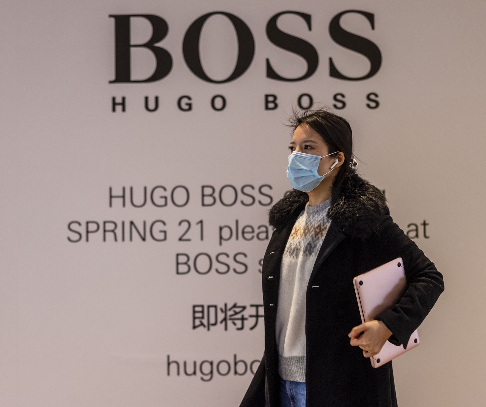 Tienda de Hugo Boss en Shanghái.