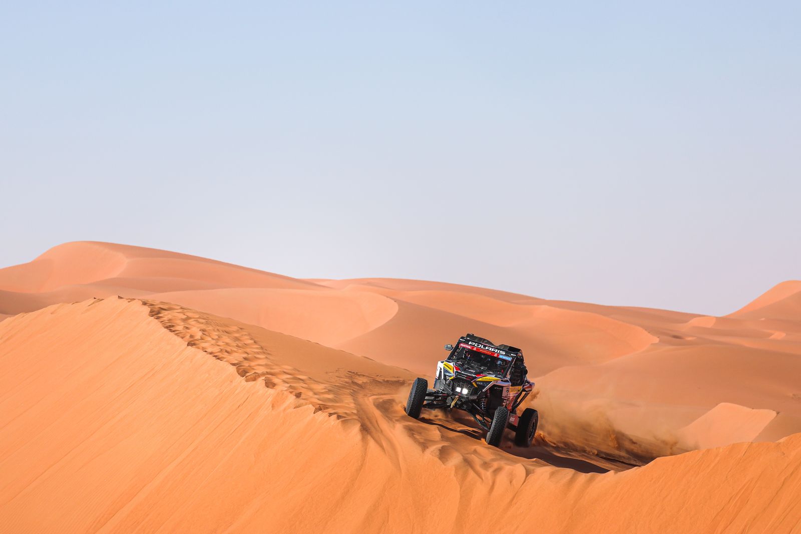 Las mejores fotos del Dakar por las dunas