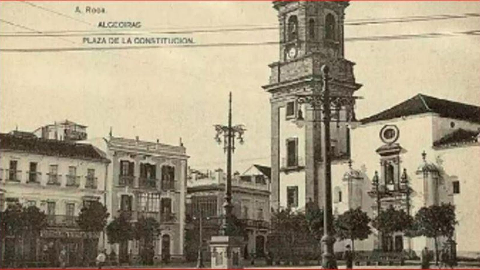 La Plaza Alta en los años treinta. La Plaza Alta en los años treinta.