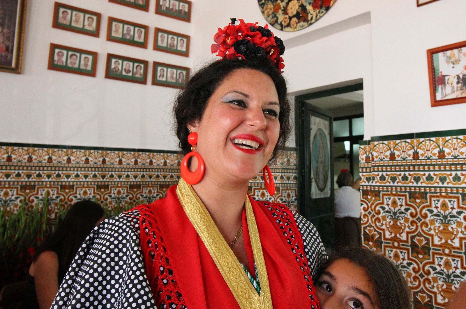 Ambiente en la aldea del Rocío.