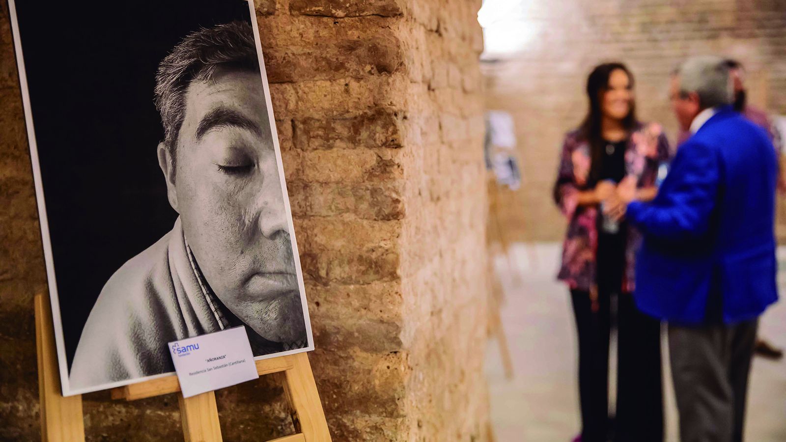 Imagen de la exposición organizada por Fundación SAMU.