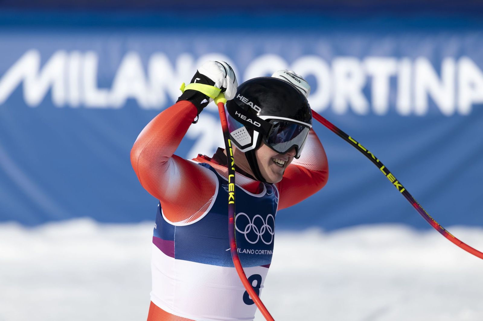 Las espectaculares fotos del descenso masculino en los Juegos Olímpicos de invierno