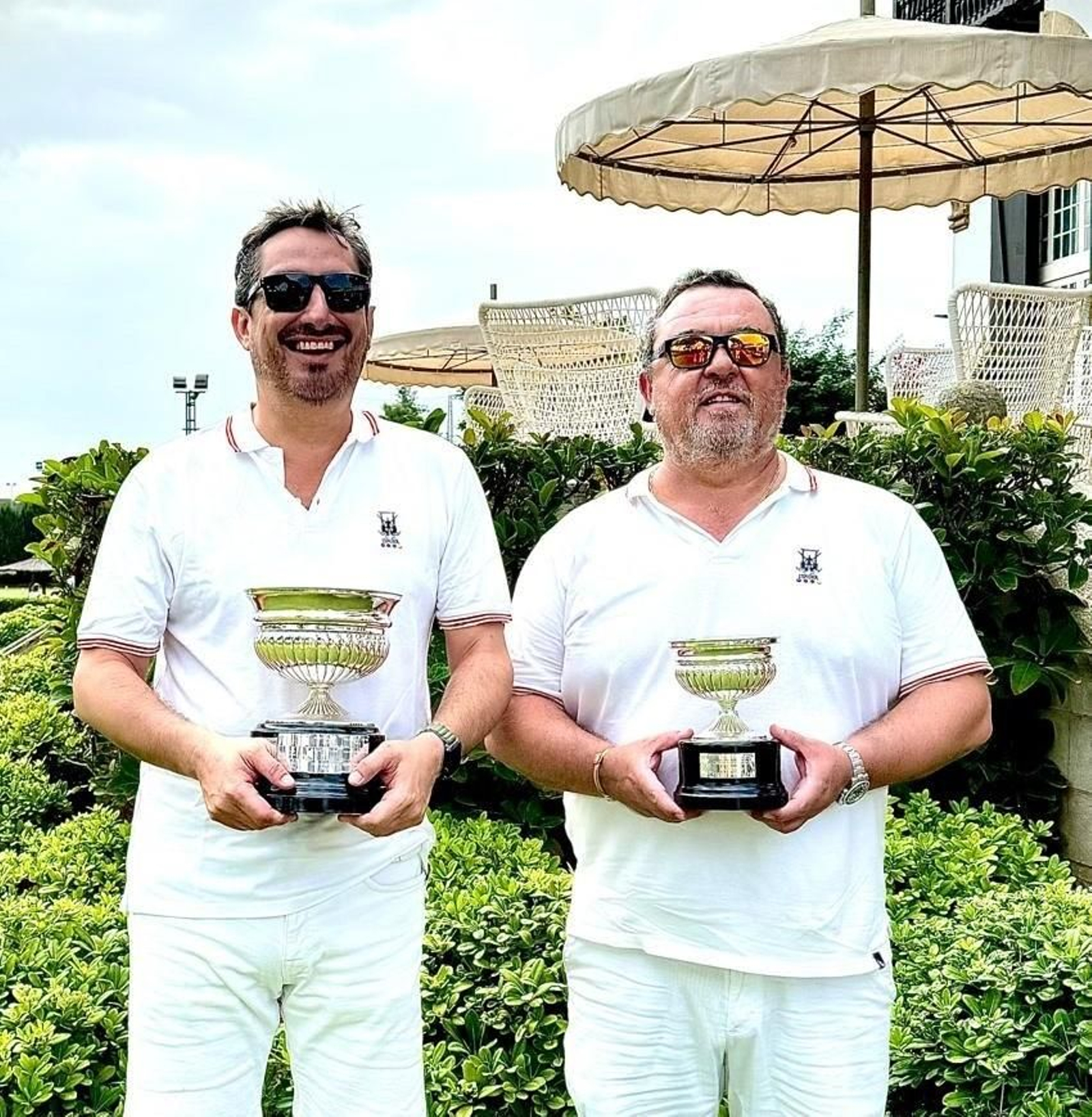 Basilio Iglesas (i) y Rafael Romero. Basilio Iglesas (i) y Rafael Romero.