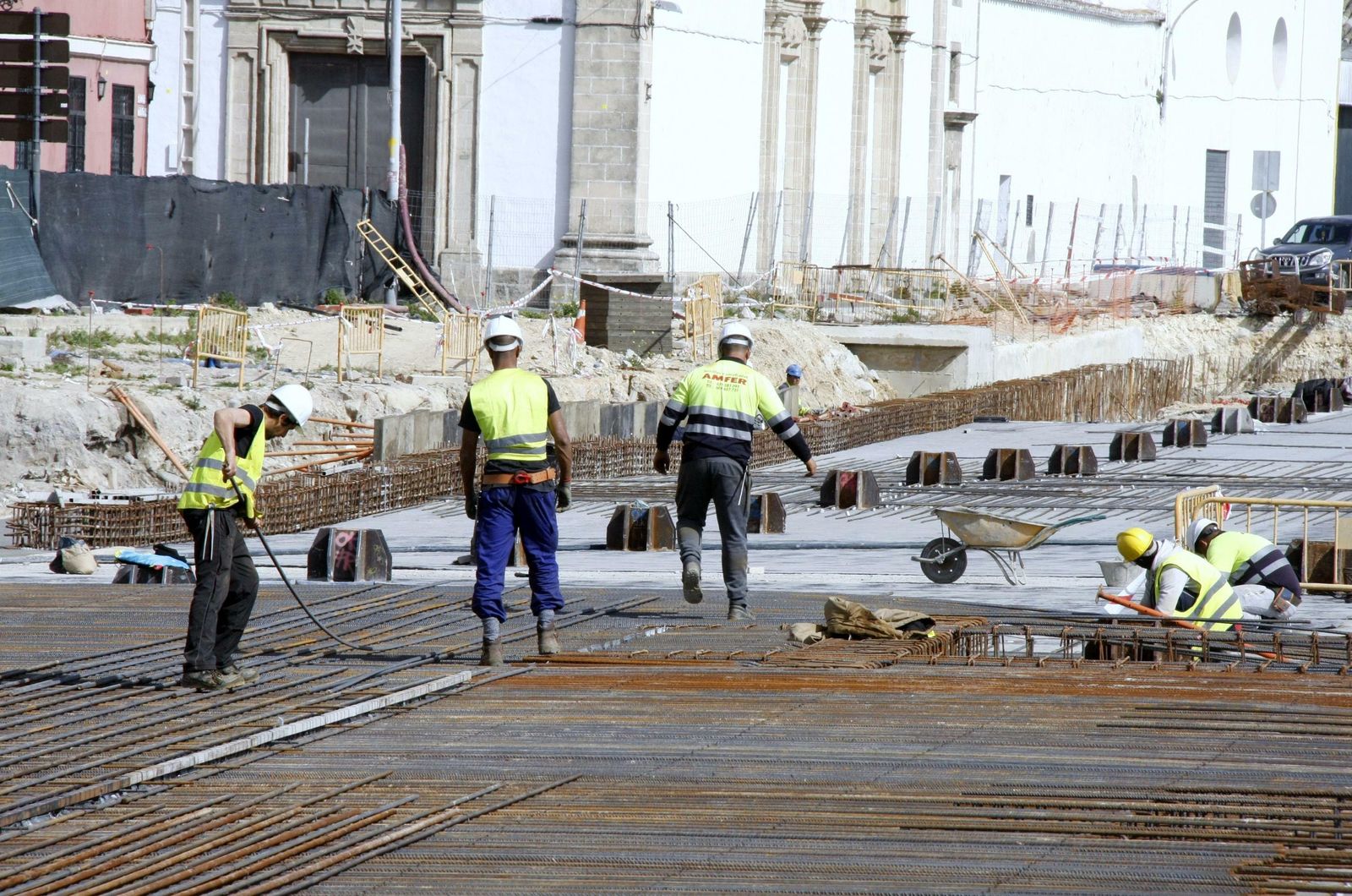 Una foto de los trabajos de Pozos Dulces.