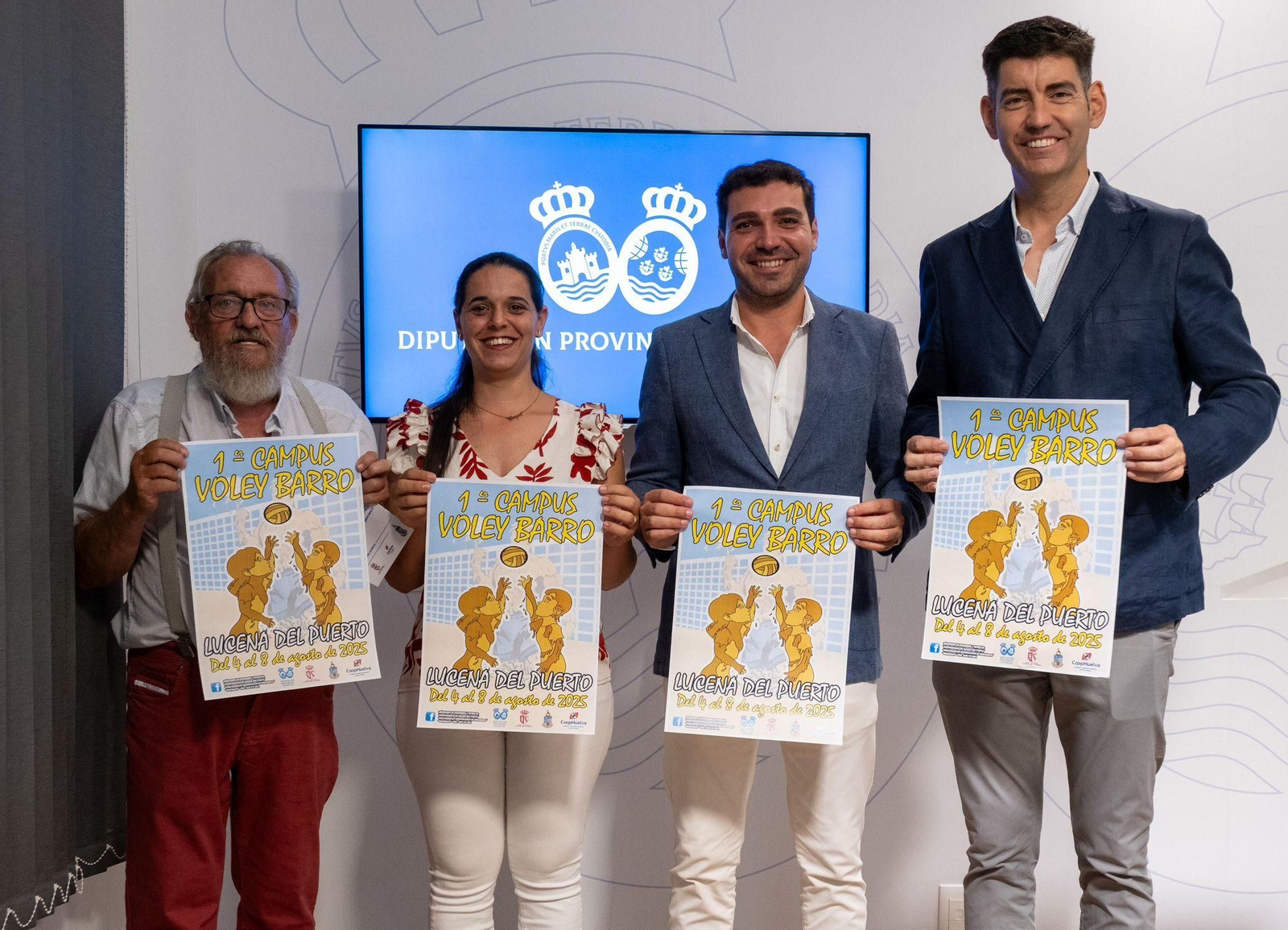 Presentación de la programación estival en la Diputación Provincial de Huelva.