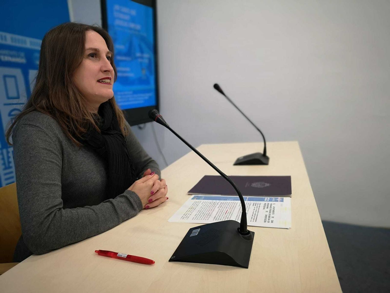 Regla Moreno, en dependencias de Alcaldía este semana.