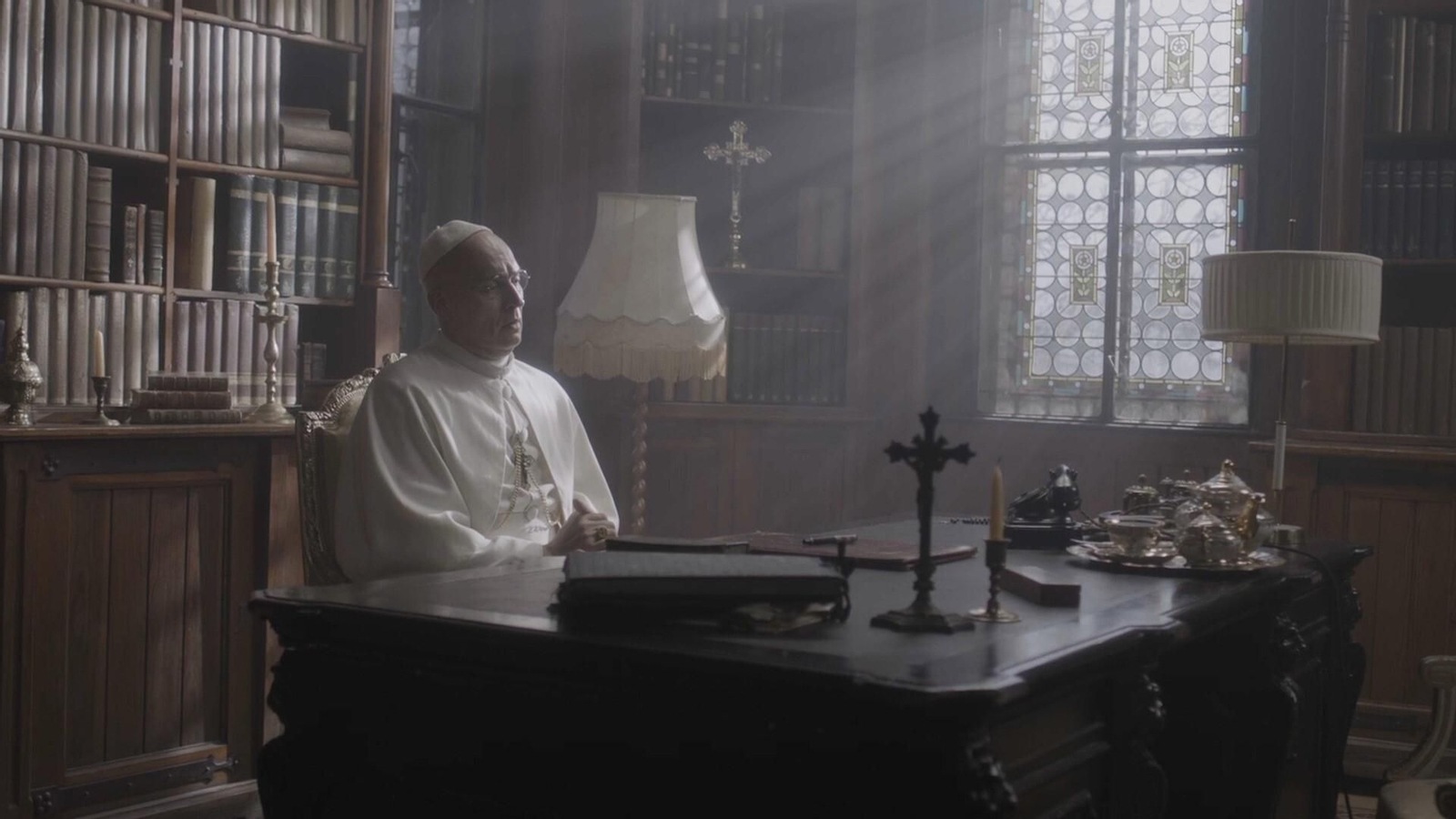 Una escena ficcionada de 'Los archivos secretos del Vaticano'