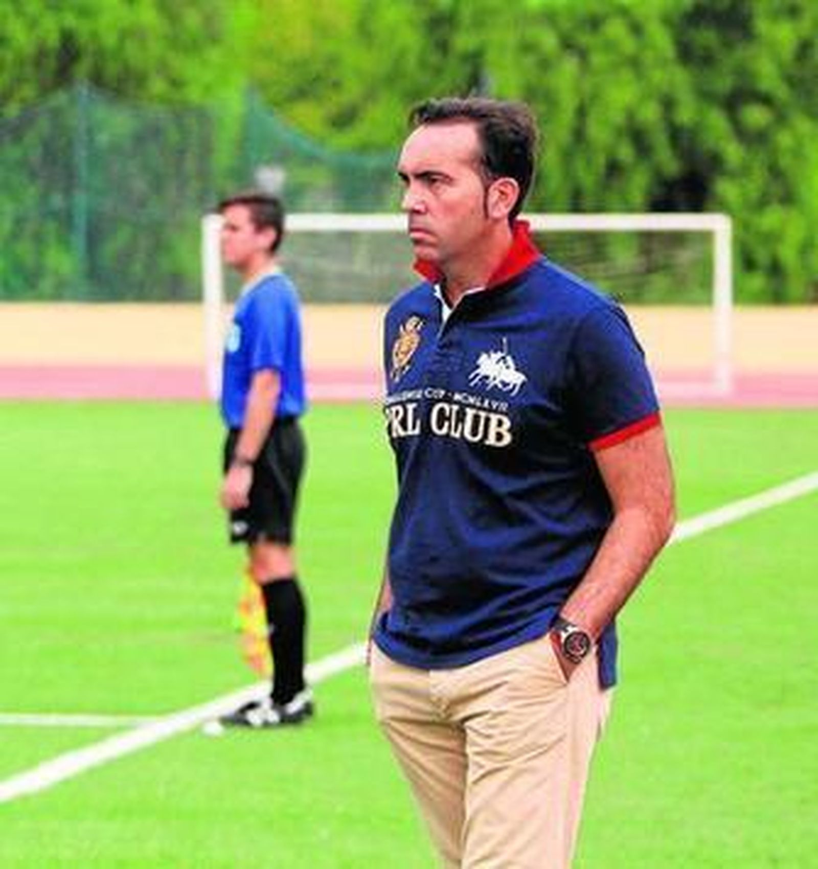 Montoya, en un choque del Utrera.