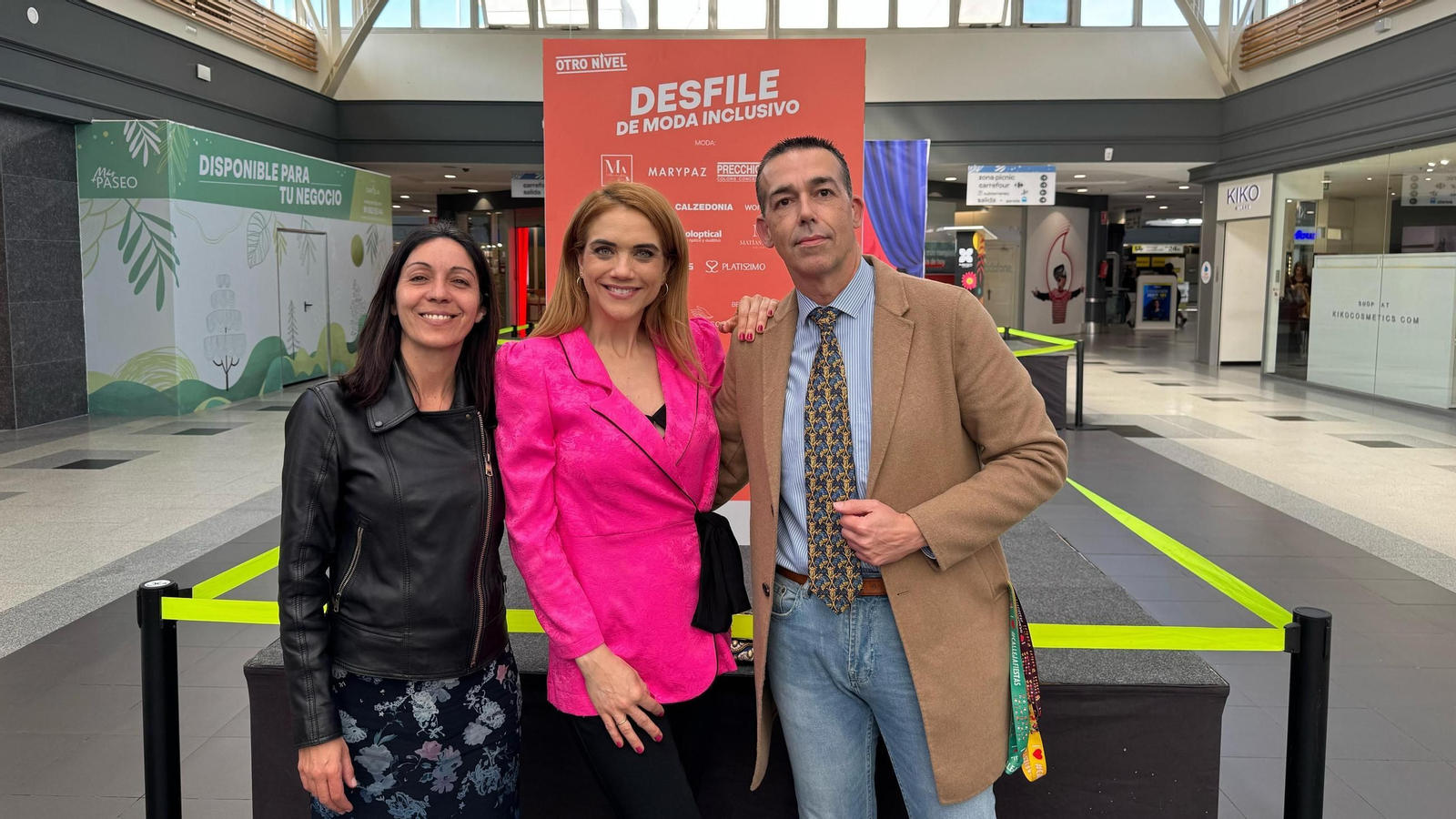 Sandra Fernández, Beatriz Trapote y David Calleja.