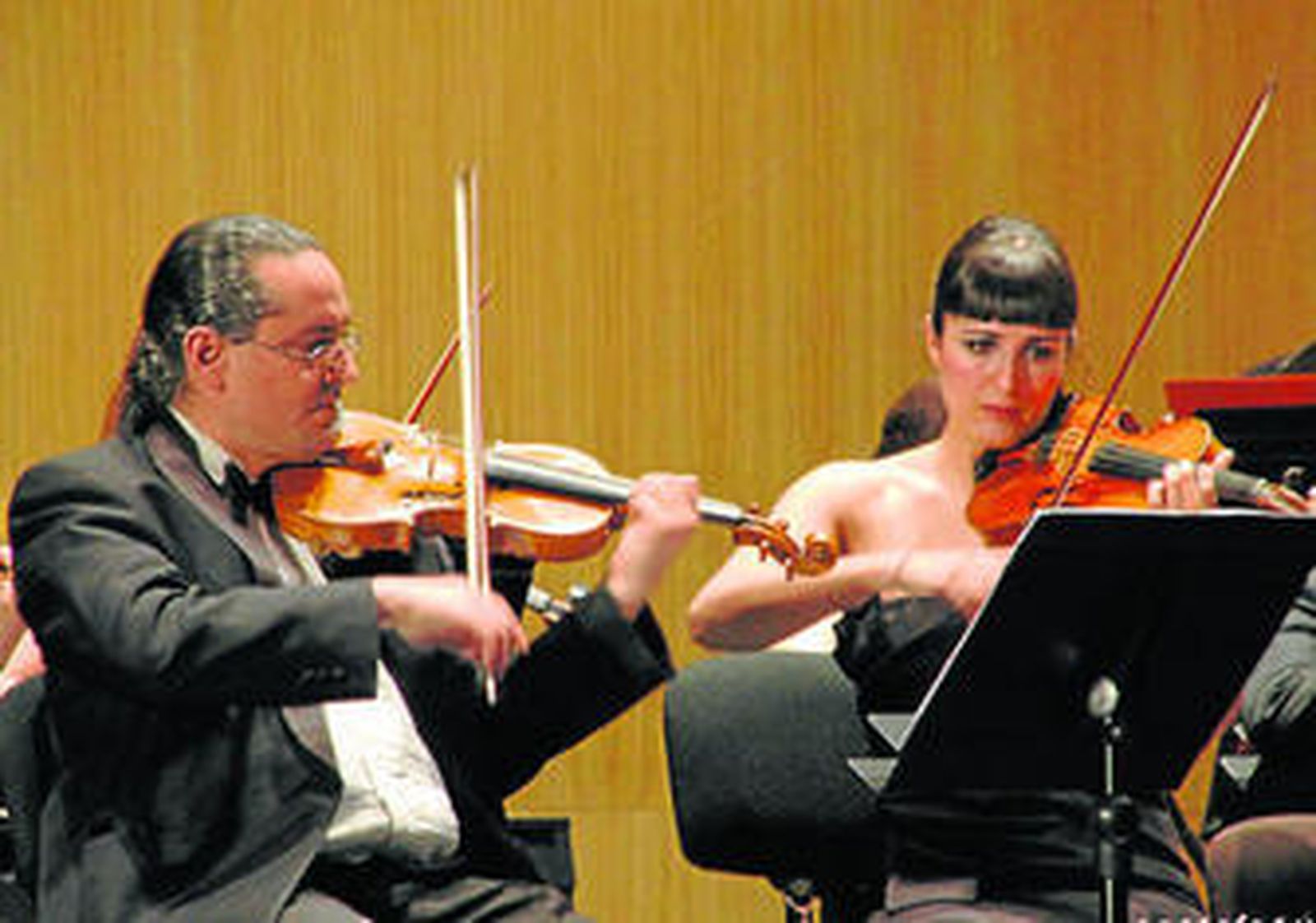 Belén Vega, durante un concierto.