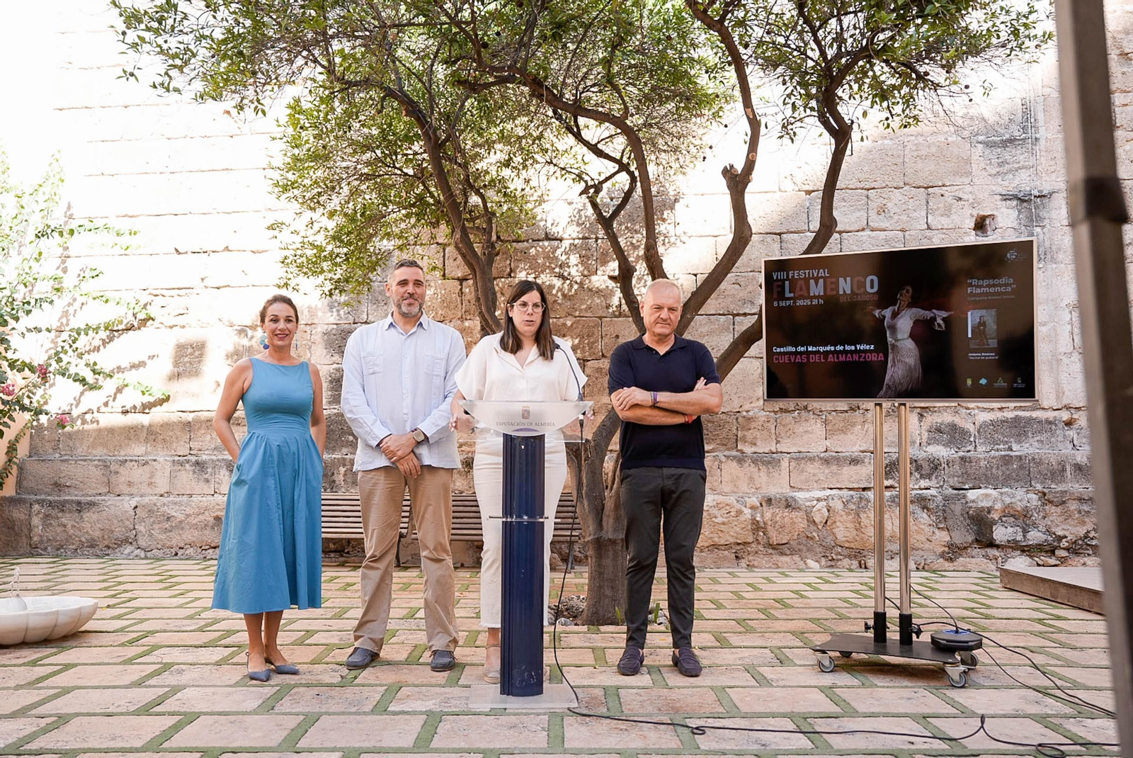 Anabel Veloso, Juan José Alonso, Almudena Morales y Antonio Fernández Liria.