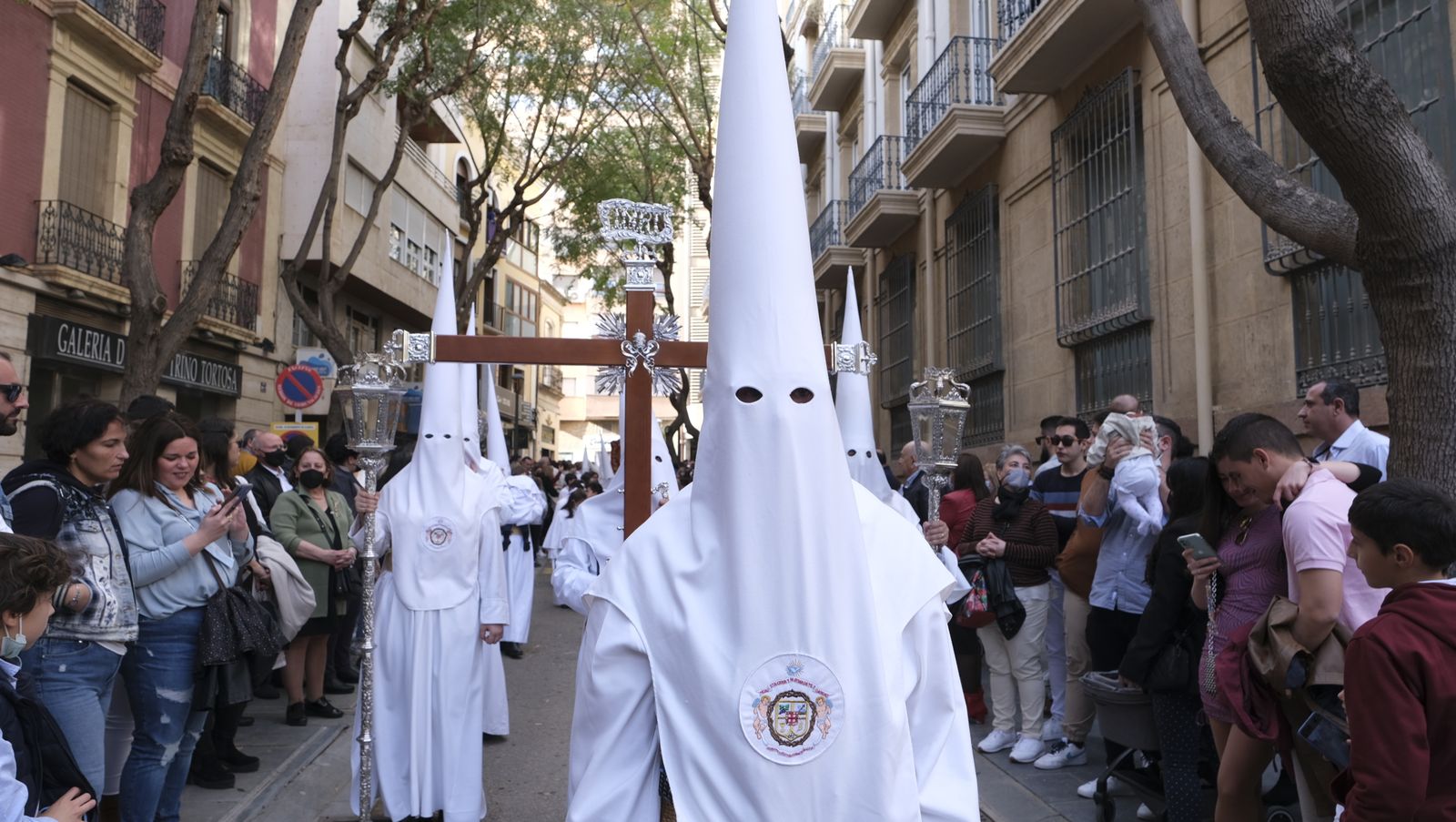 Fotogalería procesión de la Santa Cena. Semana Santa de Almería 2022.