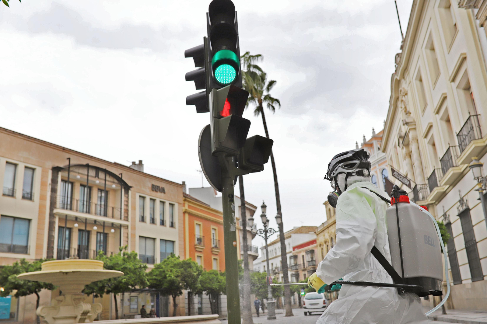 Coronavirus ,Viernes Santo ,27 días del estado de alarma en Jerez en imágenes