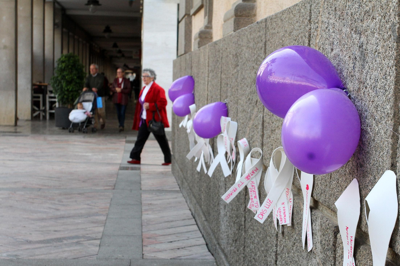 Uno de los actos contra la violencia de género el pasado año
