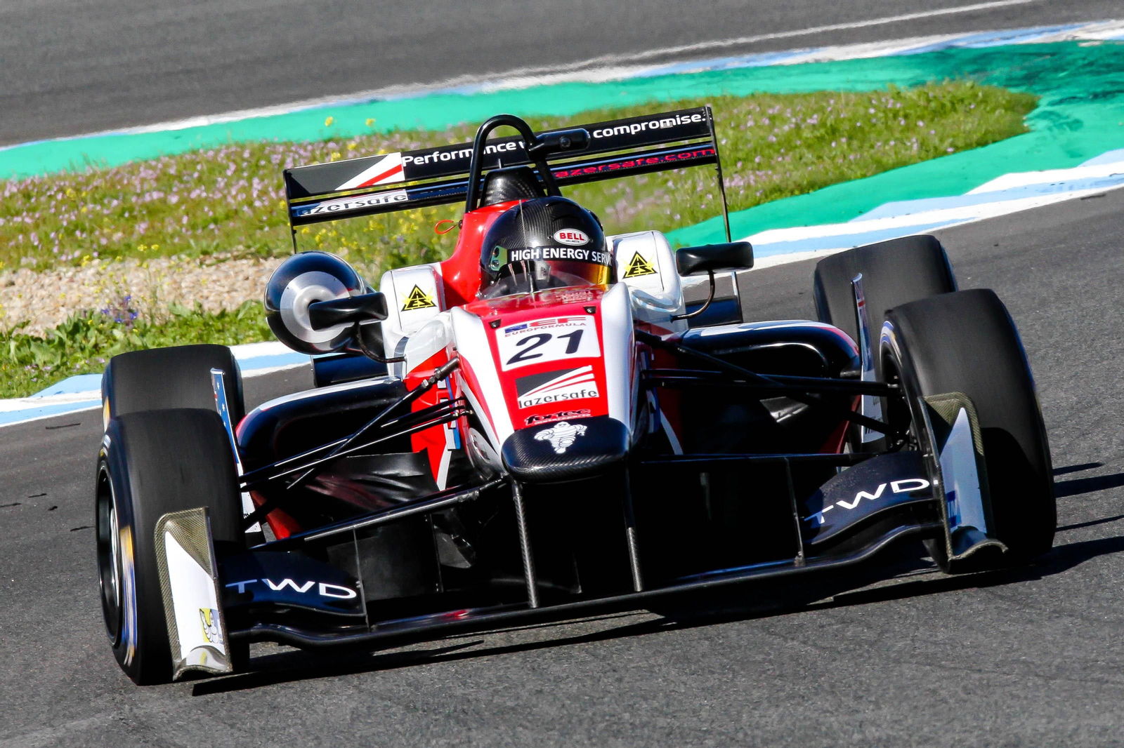 Un Euroformula, en acción en el trazado jerezano.