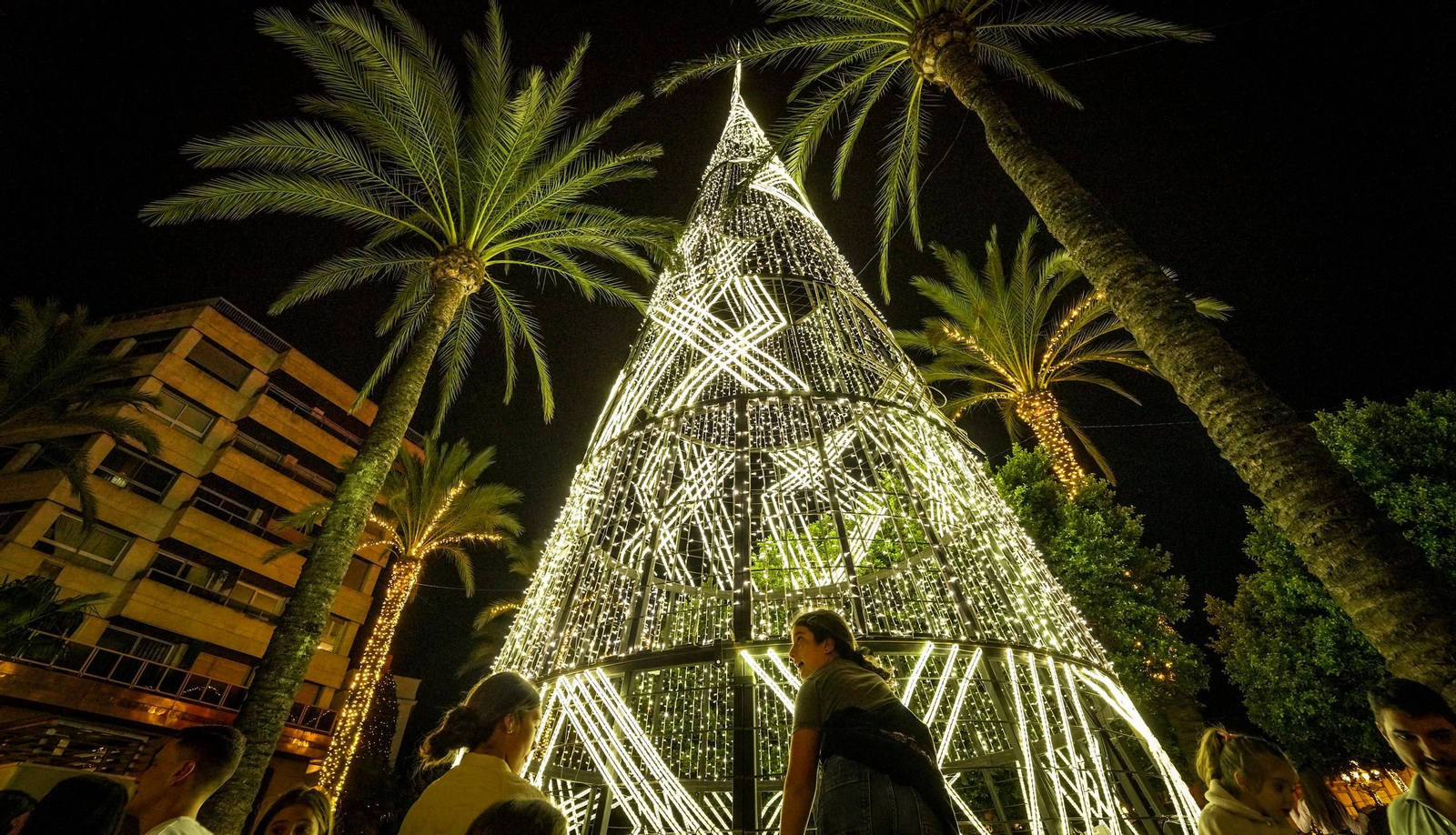 Imágenes del encendido Navideño en Jerez