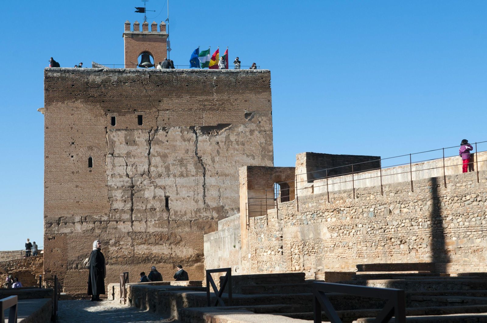 La Torre de la Vela de la Alhambra.
