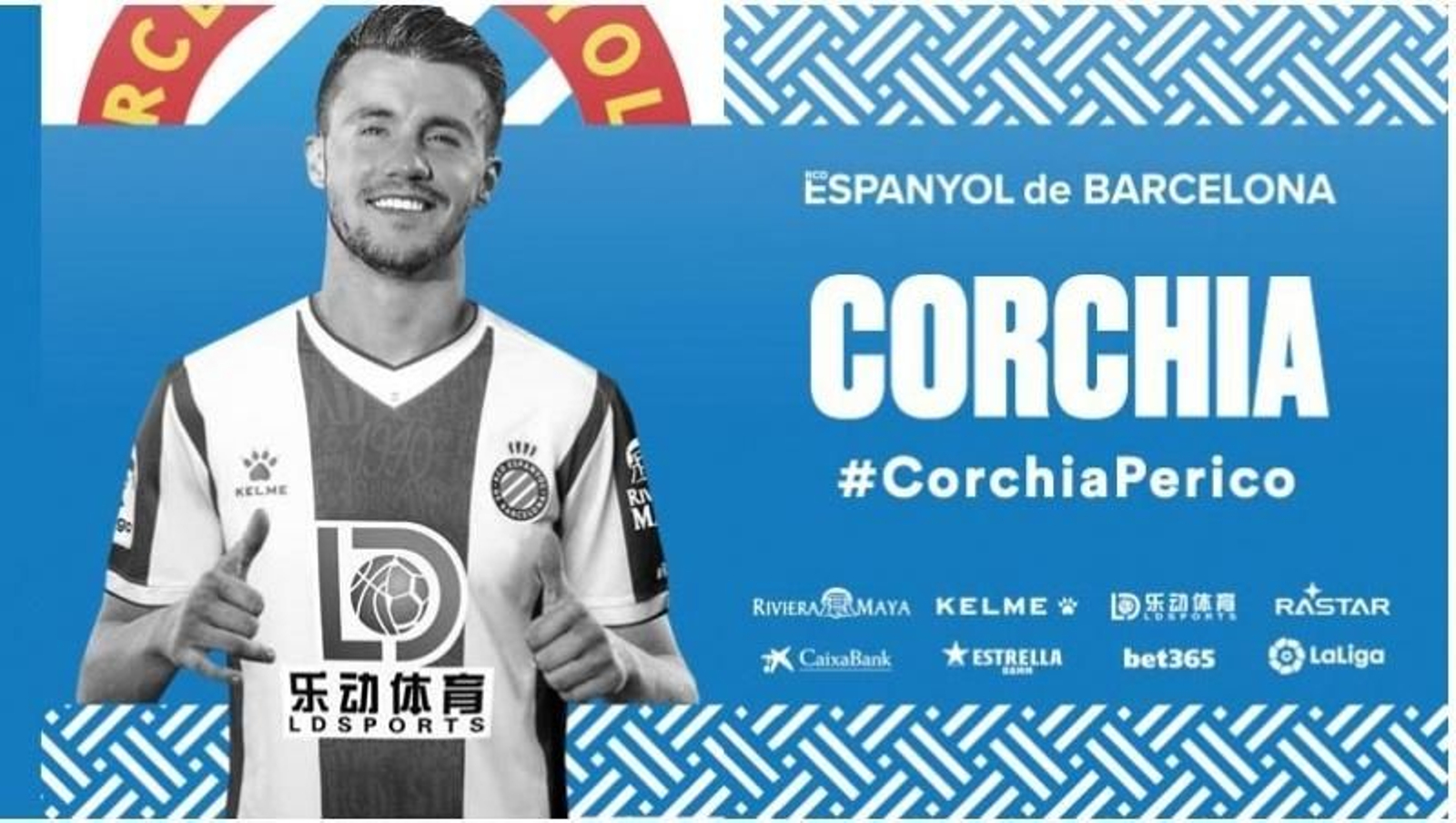 La cesión de Corchia al Espanyol ya es oficial