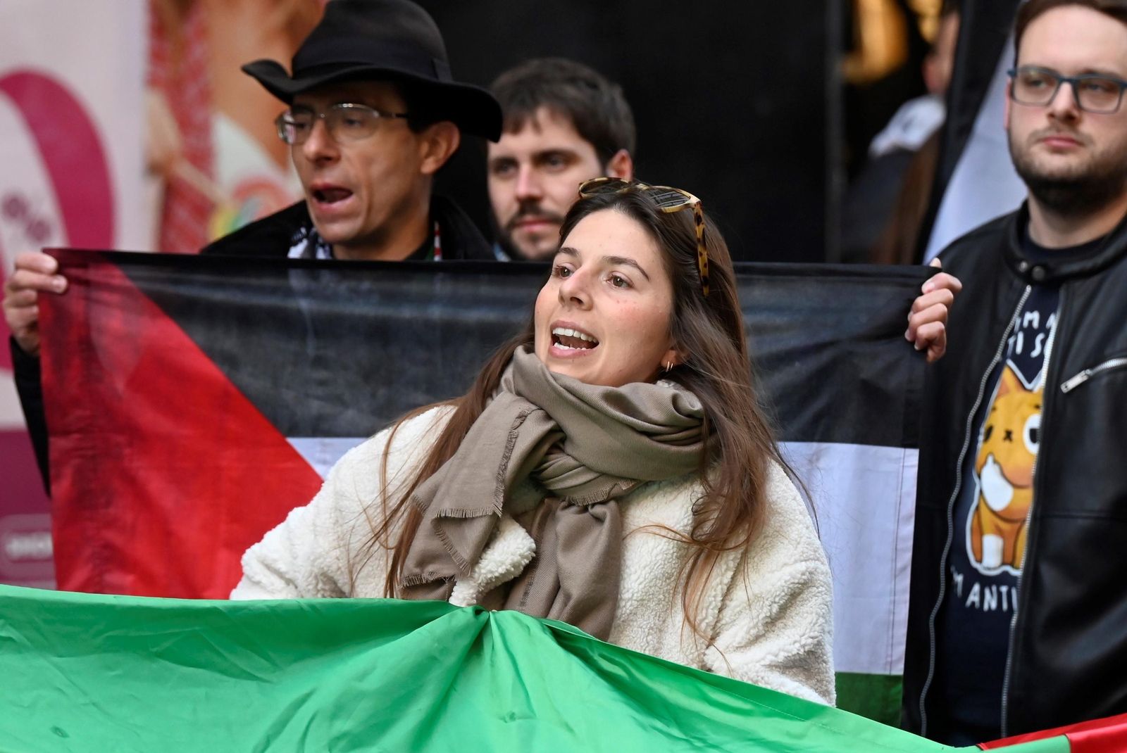 Las imágenes de la manifestación de las iniciativas de solidaridad con Palestina en Córdoba