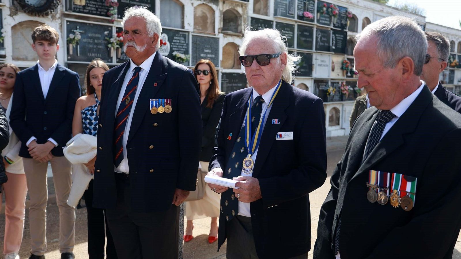Representantes británicos de la Asociación William Martin. Representantes británicos de la Asociación William Martin.