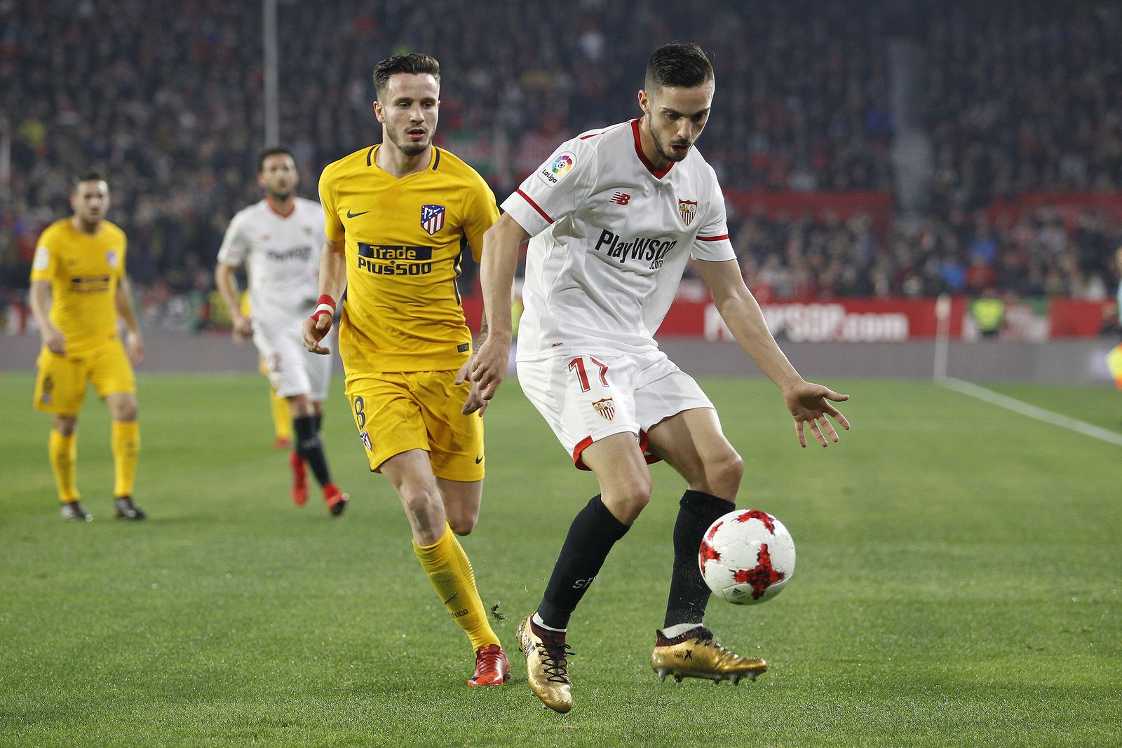 El Sevilla FC-Atlético de Madrid de Copa, en imágenes