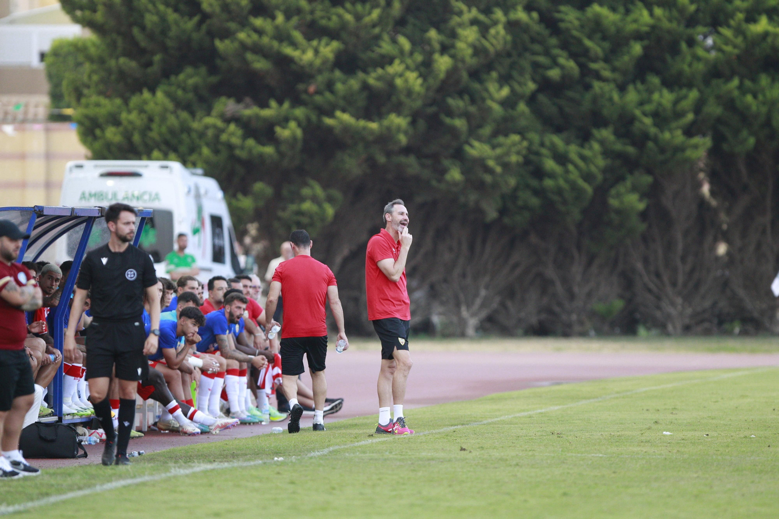 Imágenes del amistoso El Ejido-U.D. Almería
