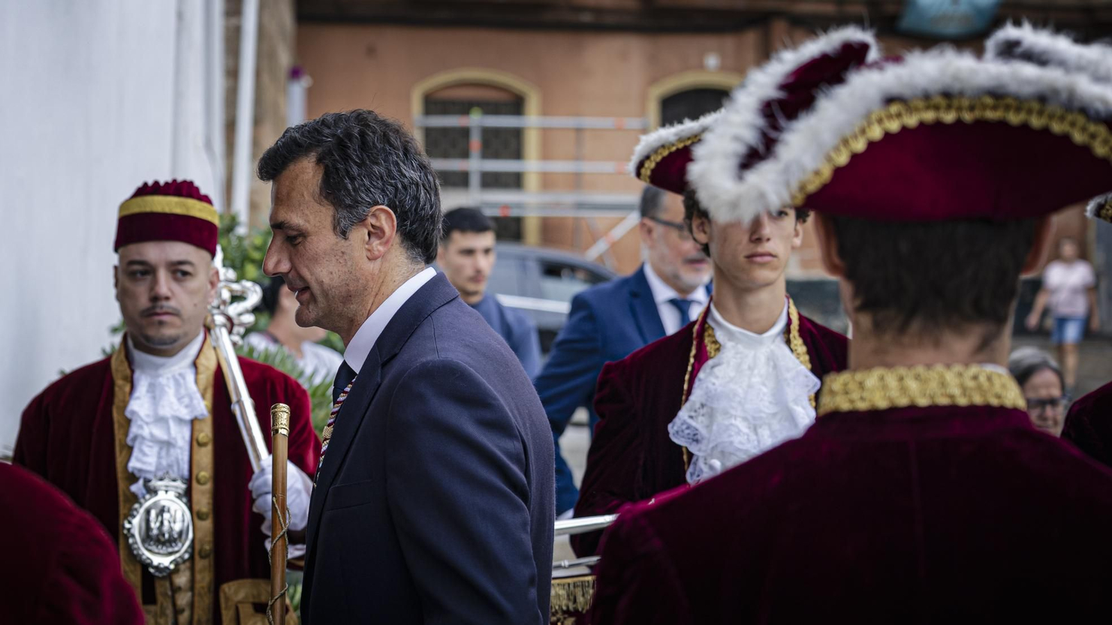 Las imágenes de la función votiva a la Patrona de Cádiz en Santo Domingo.