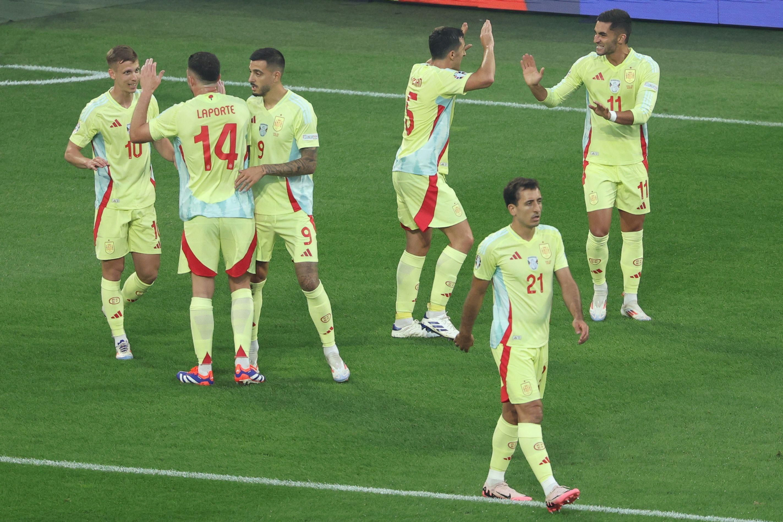 Las fotos del Albania - España