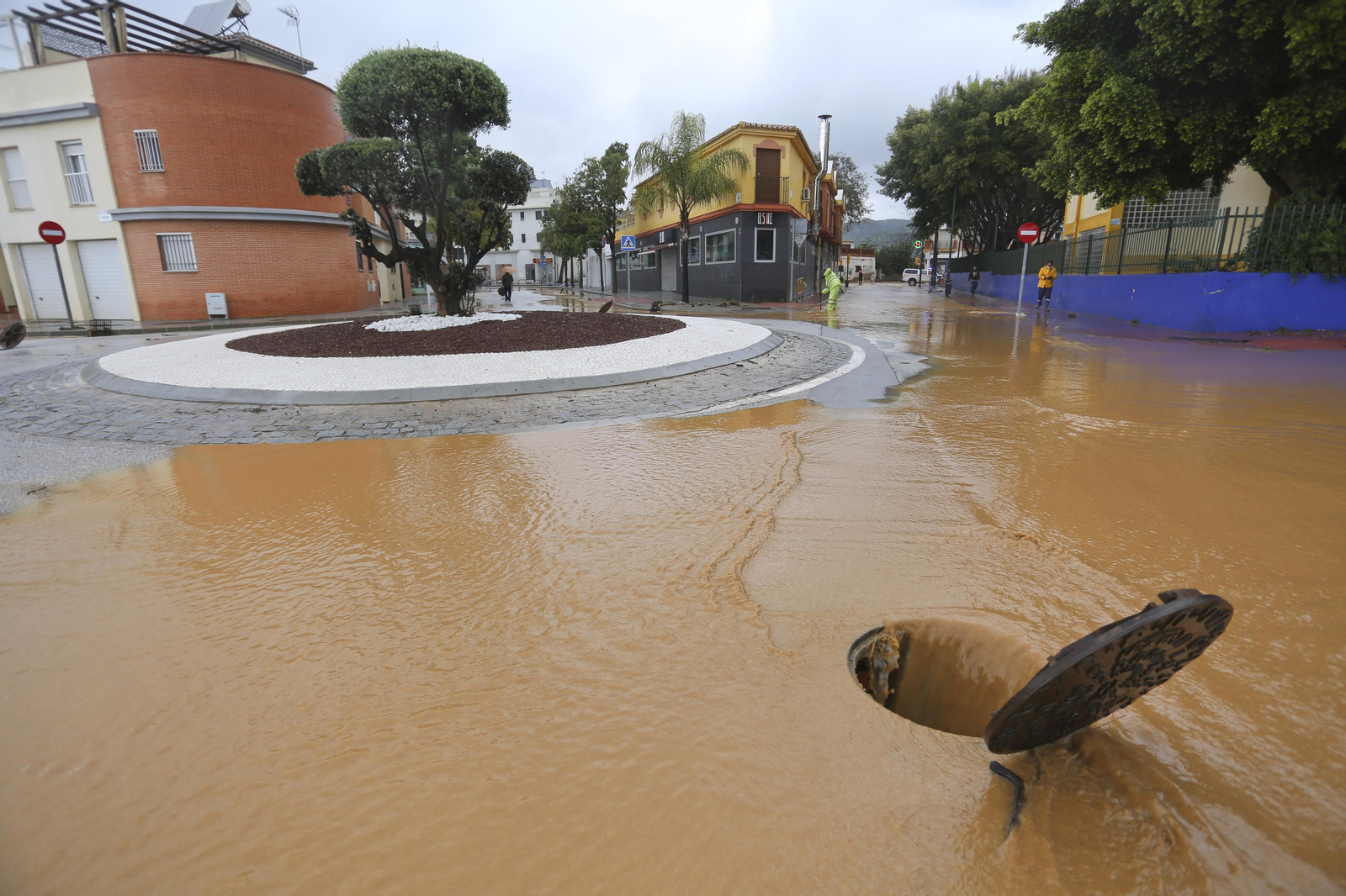 Campanillas anegada tras las lluvias, en fotos