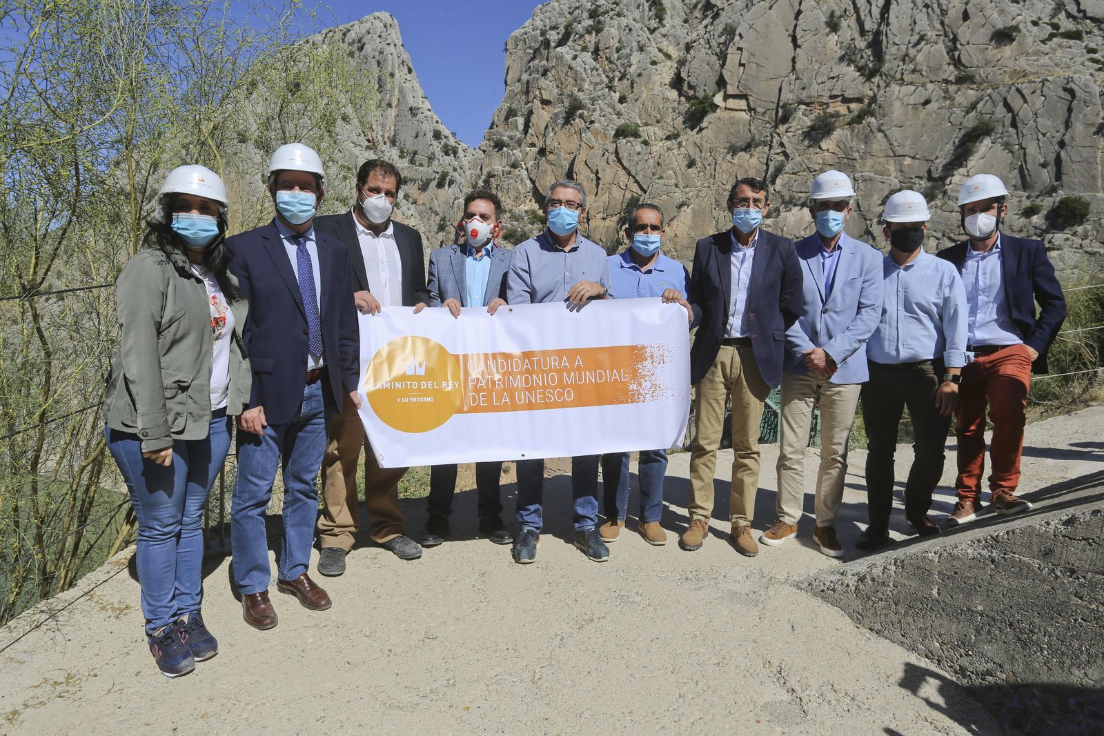 Fotos del Caminito del Rey. Así se extrema la seguridad para su reapertura en el desescalada