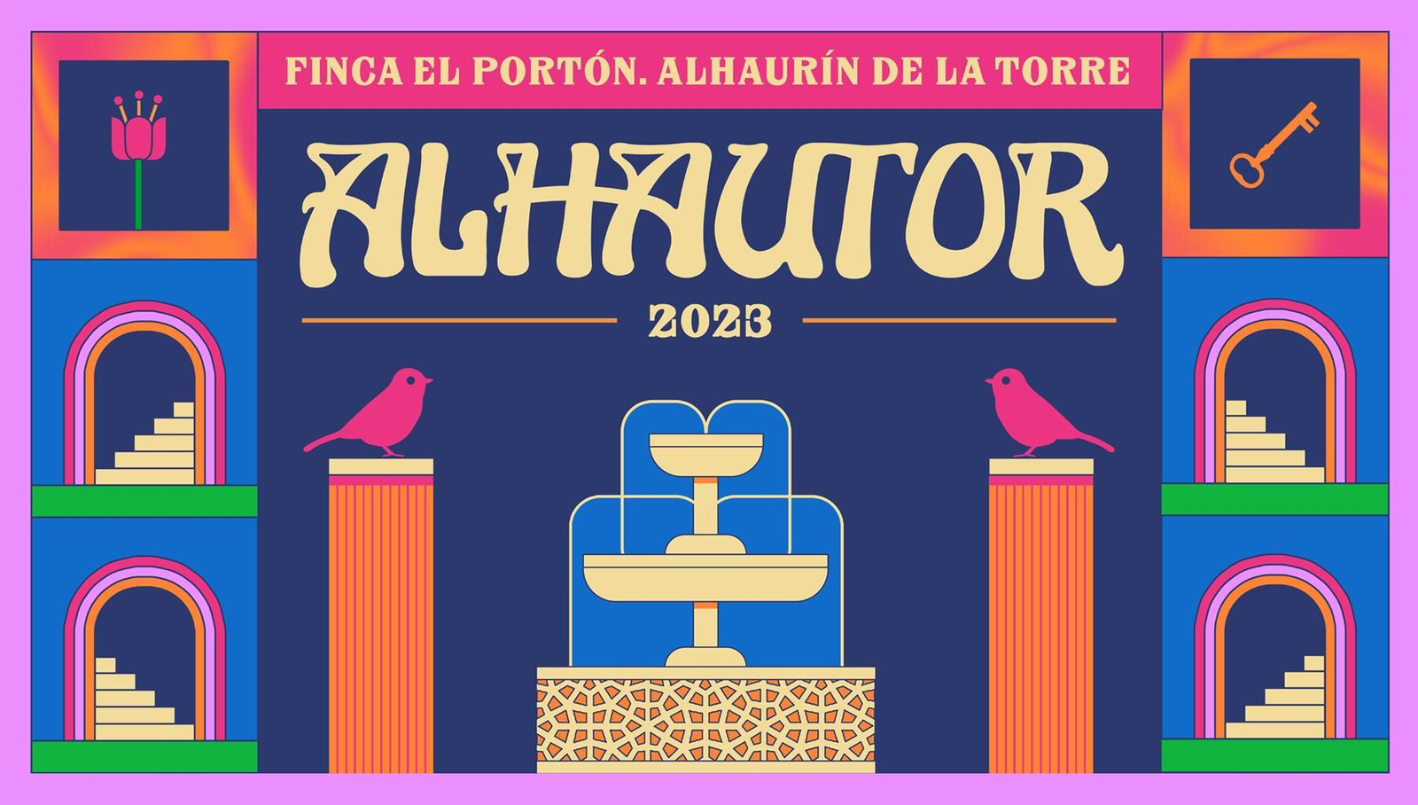 Cartel promocional de Alhautor 2023.