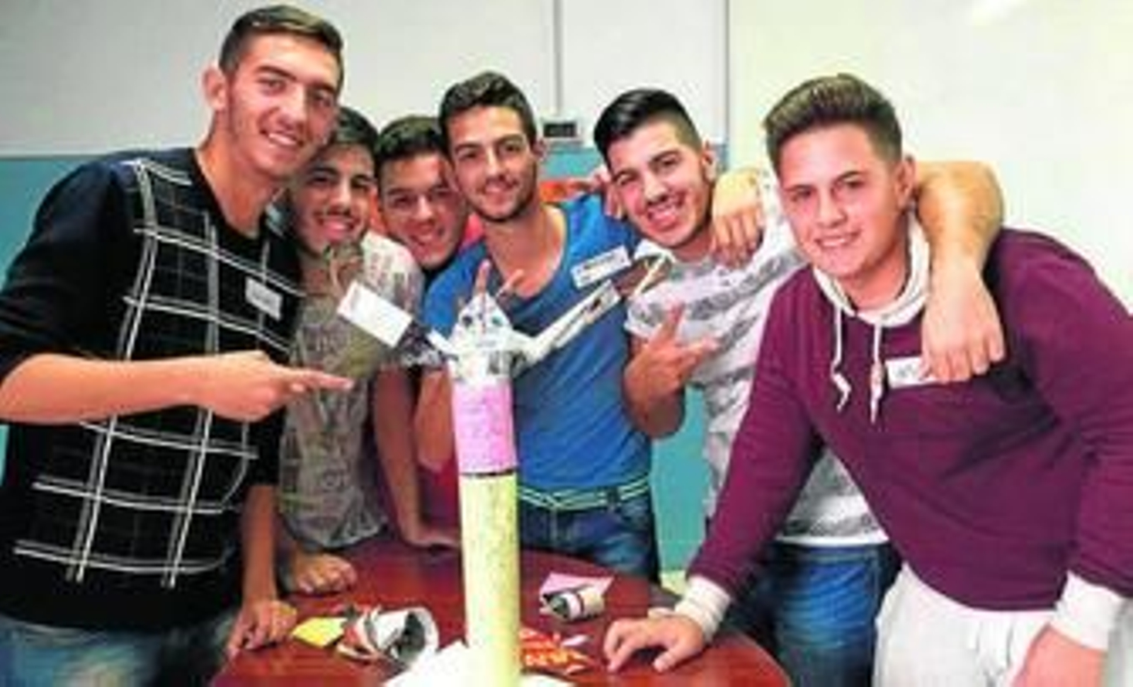 Algunos de los jóvenes participantes en Proyecto Coach.