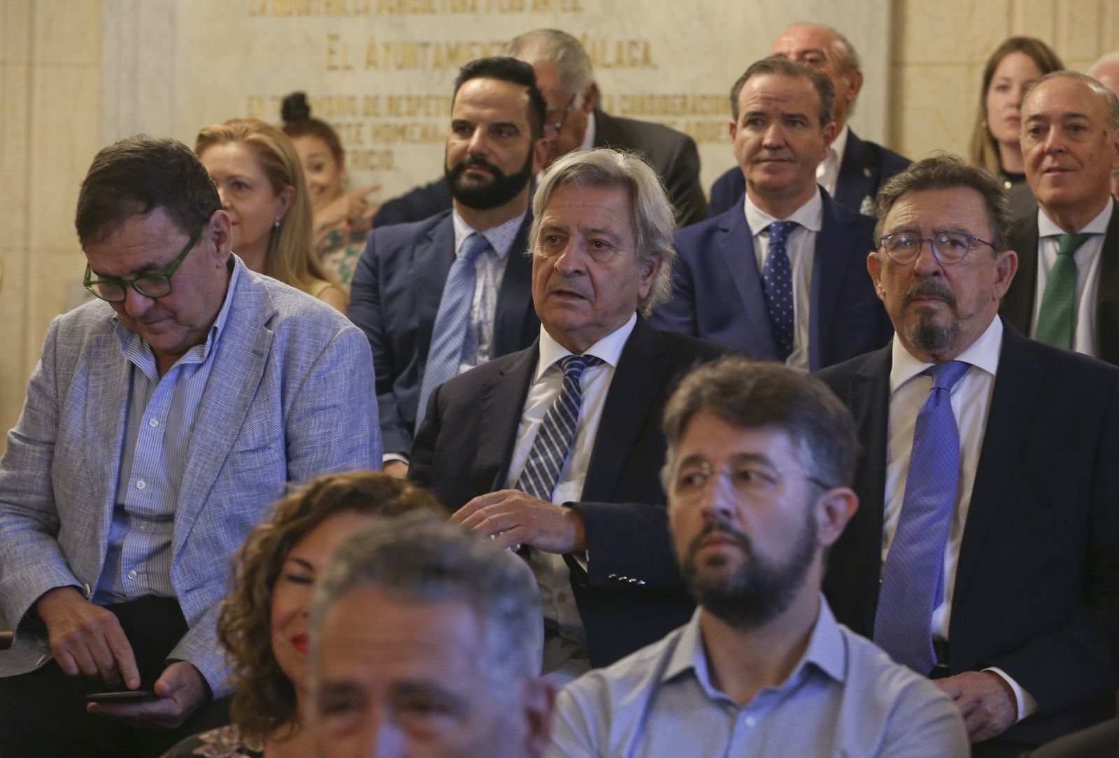 Homenaje a Celia Villalobos en el Ayuntamiento de Málaga (fotos)