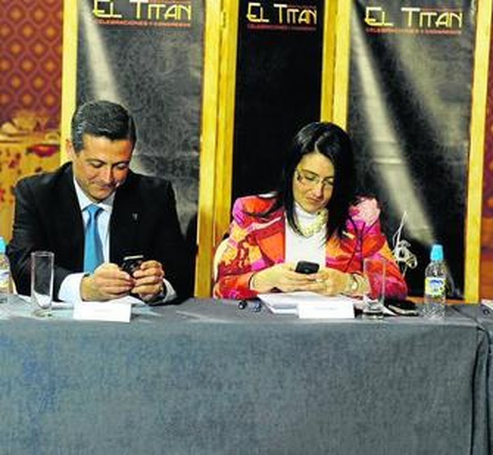 María Cristina Arjona, a la derecha de la imagen, entre los asistentes del Foro por el Cambio del PP.