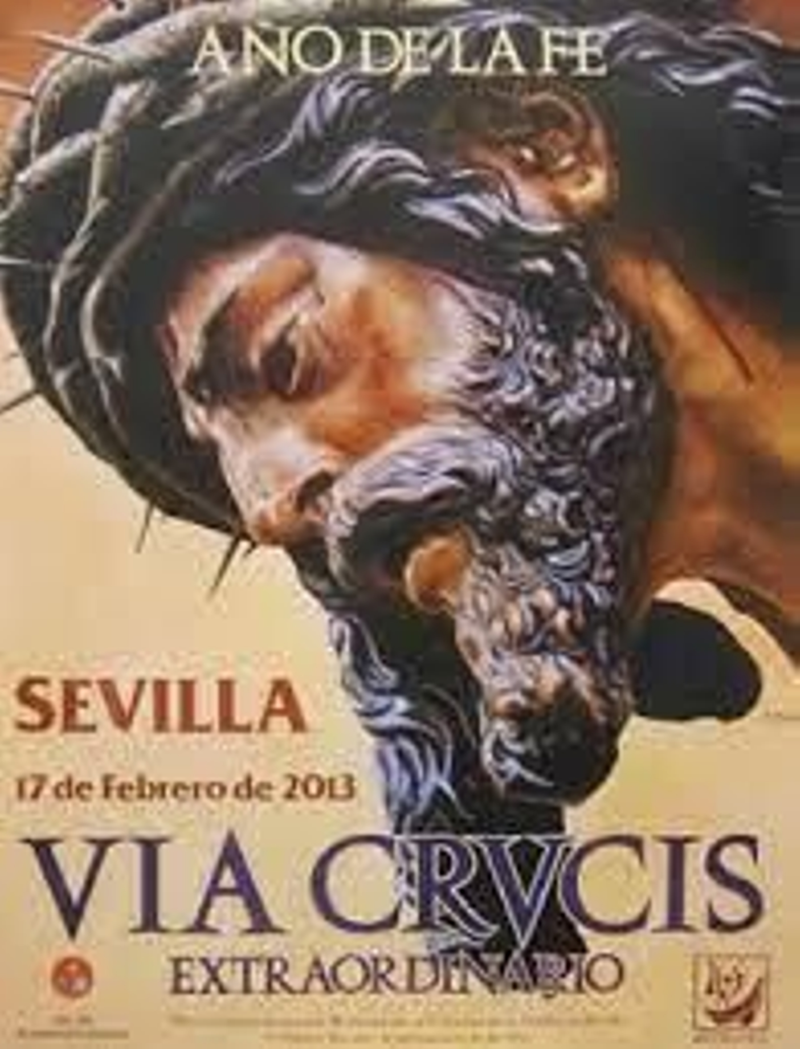 Cartel del Vía Crucis de la Fe