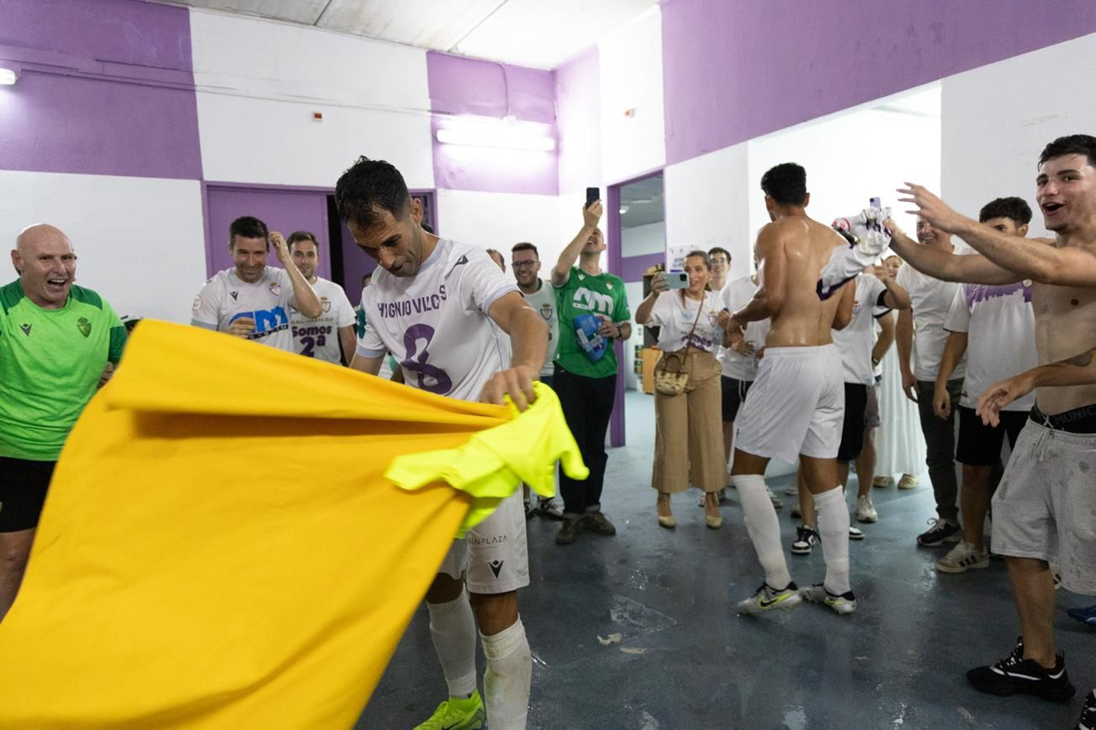 La celebración del Real Jaén.