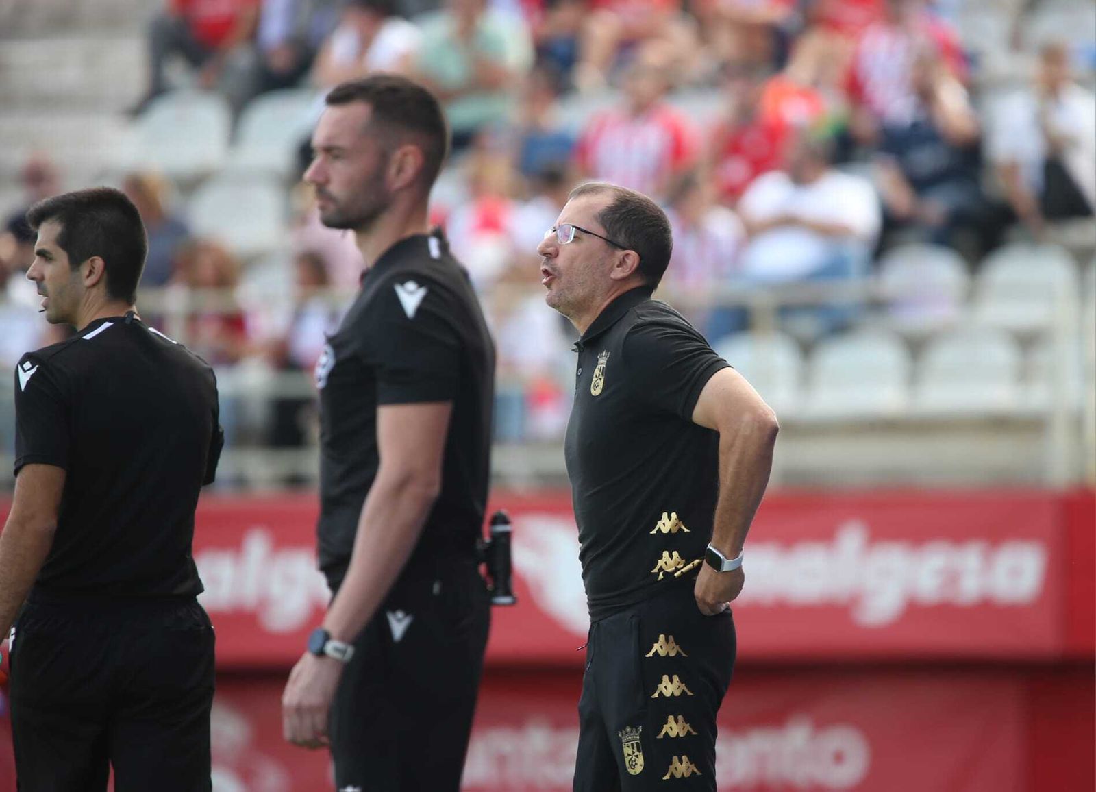 José Juan Romero, durante el Algeciras - Ceuta.
