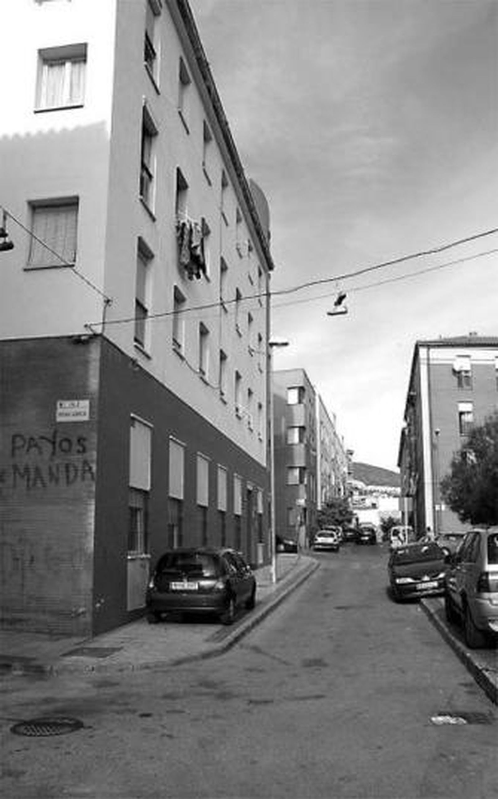 La calle Gómez Salazar, lugar del último enfrentamiento, ocurrido ayer.