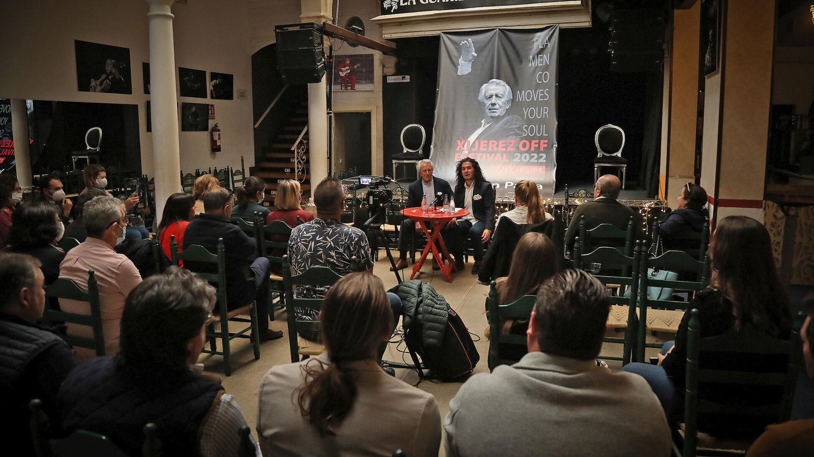 Un momento de la rueda de prensa celebrada en La Guarida.