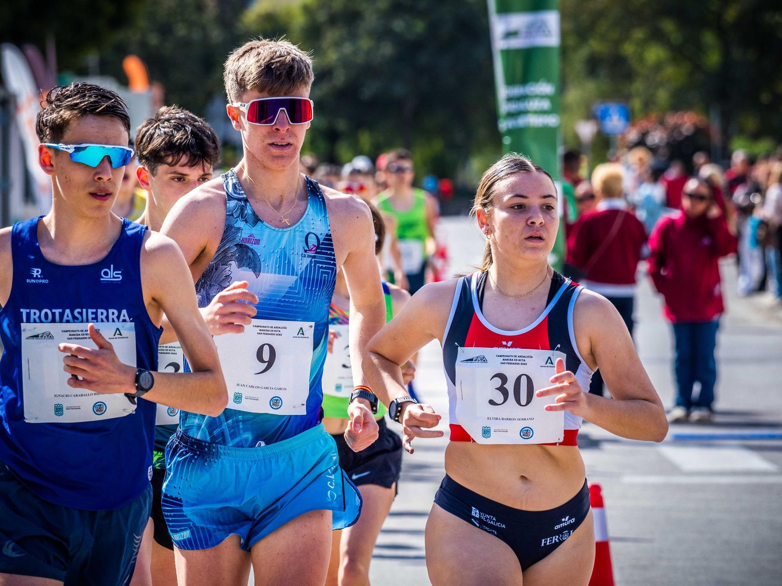 San Fernando acoge el Campeonato de Andalucía de Marcha en Ruta: las imágenes